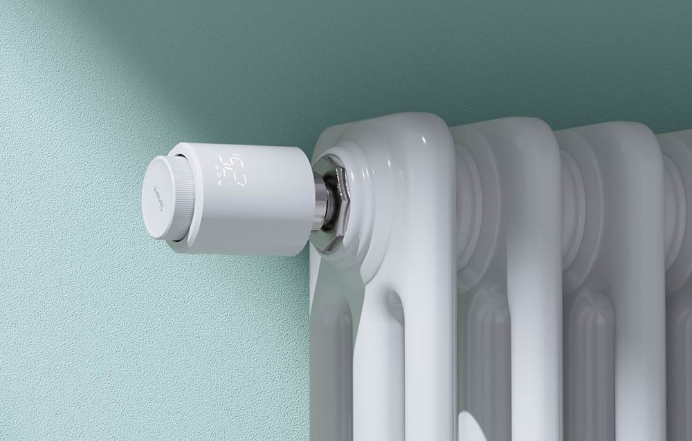 Sonoff Cap termostatic, inteligent, Sonoff TRVZB, Zigbee 3.0, Control prin aplicatie, Afisaj LCD, Alb